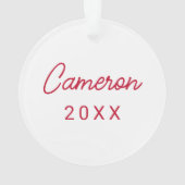 Stony Brook University | Woordmerk Ornament (achterkant)