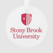 Stony Brook University | Woordmerk Ornament (voorkant)