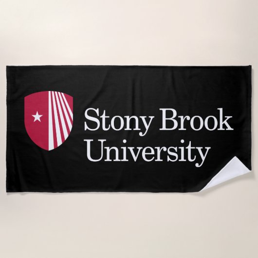 Stony Brook University | Woordmerk Strandlaken (Voorkant)