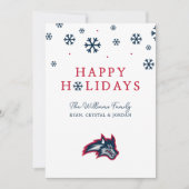 Stony Brook University | Zeewolven Feestdagenkaart (Voorkant)