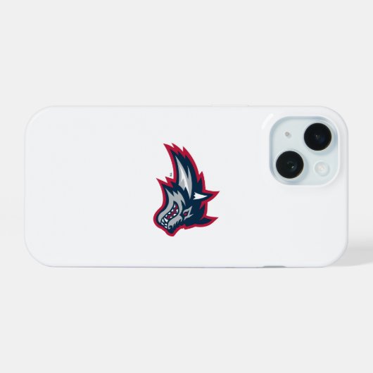 Stony Brook University | Zeewolven iPhone 15 Case (Achterkant horizontaal)