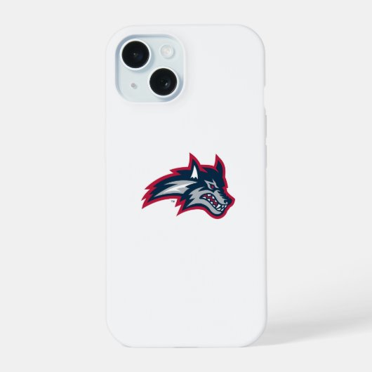 Stony Brook University | Zeewolven iPhone 15 Case (Achterkant)