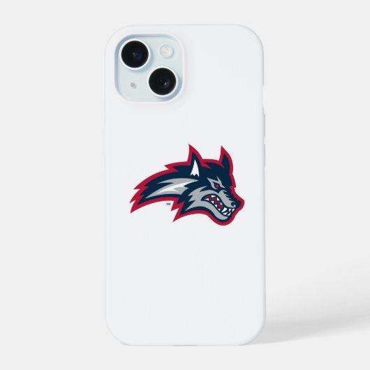 Stony Brook University | Zeewolven iPhone 15 Case (Achterkant)