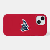 Stony Brook University | Zeewolven iPhone 15 Case (Achterkant horizontaal)