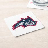 Stony Brook University | Zeewolven Kartonnen Onderzetters (Schuin)