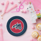 Stony Brook University | Zeewolven Papieren Bordje (Feest)