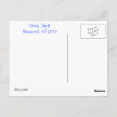 Stony Creek Briefkaart (Achterkant)