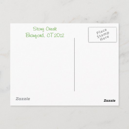 Stony Creek Briefkaart (Achterkant)