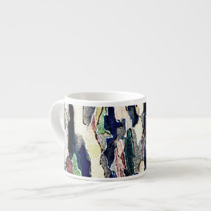 Stony Distress Texture Espresso Mok