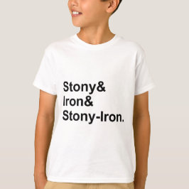 Stony & Iron & Stony-Iron | Soorten metabolieten T-shirt