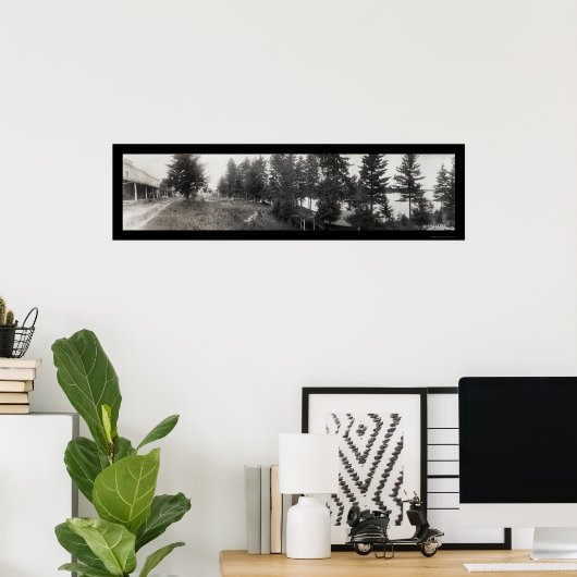 Stony Lake Hotel Glenfield, New York Foto 1921 Poster (Thuiskantoor)