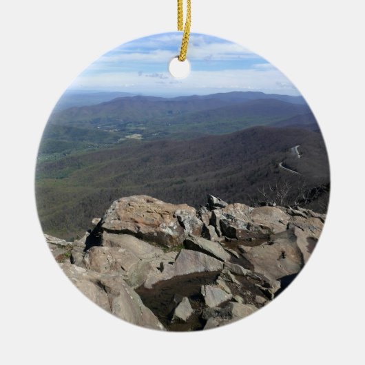 Stony Man Cliffs in het Shenandoah National Park Keramisch Ornament (Voorkant)