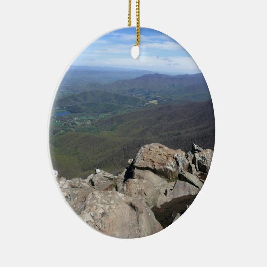 Stony Man Cliffs in het Shenandoah National Park Keramisch Ornament (Rechts)