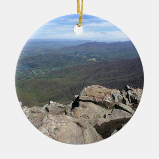 Stony Man Cliffs in het Shenandoah National Park Keramisch Ornament (Voorkant)