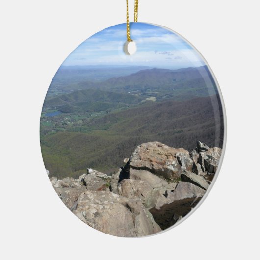 Stony Man Cliffs in het Shenandoah National Park Keramisch Ornament (Links)