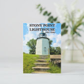 Stony Point Lighthouse, Briefkaart New York (Staand voorkant)