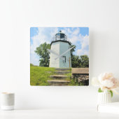 Stony Point Lighthouse, New York Vierkante Klok (Huis)
