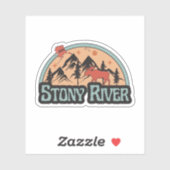 Stony River, Alaska Sticker (Vel)