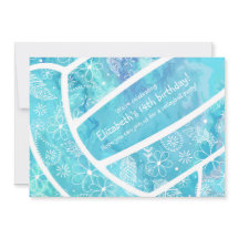 Stoodaal bloempatroon turkooizen volleybal