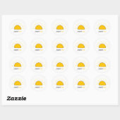 Stoole Sticker voor schattige zon (Vel)