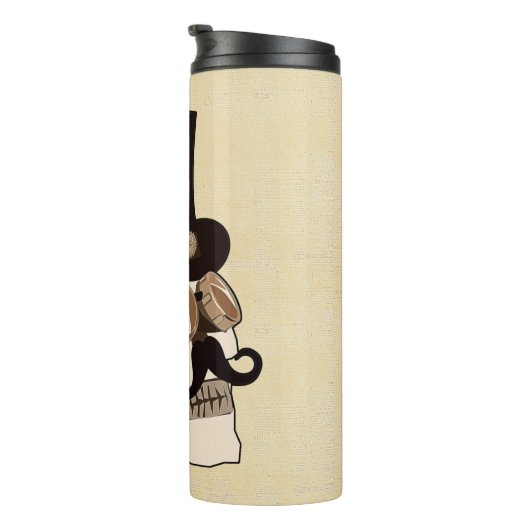 stoom afgestoten thermosbeker (Geroteerd rechts)