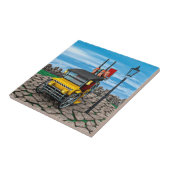 Stoom Cab-Taxi Tegeltje (Zijkant)