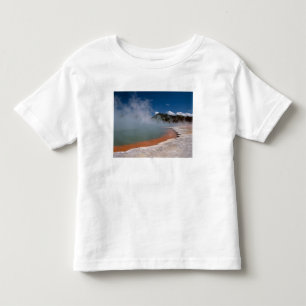 Stoom die opstijgt uit Champagne Pool bij WAI-O-TA Kinder Shirts
