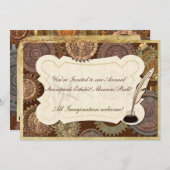 Stoom Elegantie Steampunk BAL CONVENTIE EXPOSITIE Kaart (Voorkant / Achterkant)