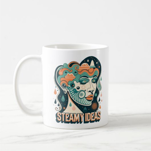 Stoom ideeën koffie Mok & kopje (Links)