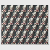 Stoom Koffie Hartjes Cadeaupapier (Vlak)
