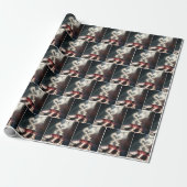 Stoom Koffie Hartjes Cadeaupapier (Uitgerold)