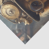 Stoom Punk Golden Retriever tissue/decoupage papie Tissuepapier (Detail)