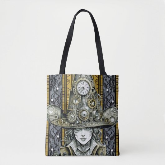 Stoom Punk Hatter (1) /Shoulder Tote Bag (Voorkant)