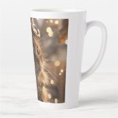 Stoom Punk Kitten Digitale Kunst Latte Mok (Rechts)