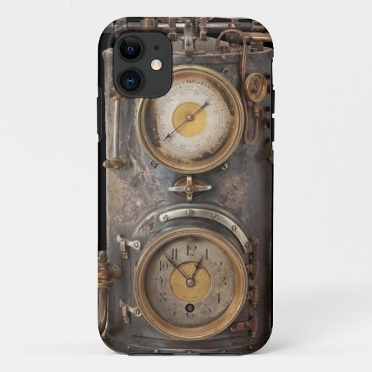 Stoom Punk Klok Case-Mate iPhone Case (Achterkant)