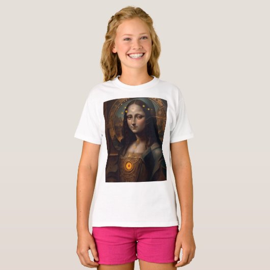 Stoom Punk Mona Lisa T-shirt (Voorkant volledig)