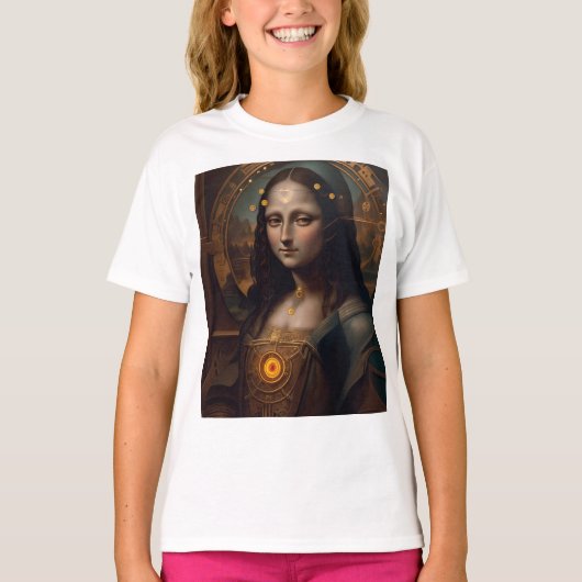 Stoom Punk Mona Lisa T-shirt (Voorkant)
