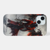 Stoom Punk Vuurdemon v2.0 iPhone 15 Case (Achterkant horizontaal)