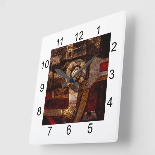  stoom vierkante klok (Hoek)