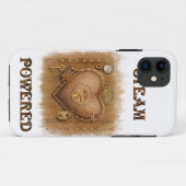 Stoomaangedreven hart iPhone4 Hoesje (Achterkant (horizontaal))