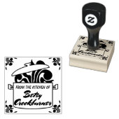 Stoomaroma's kookpot uit de keuken van rubberstempel (Gestempeld)