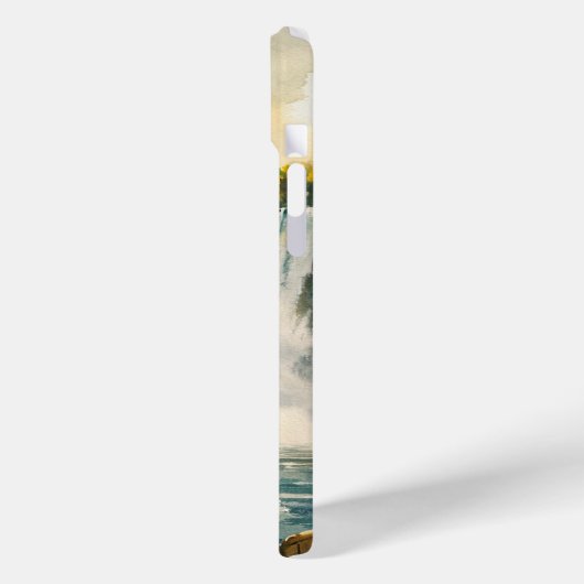 Stoomboot bij Niagara Herfsten Case-Mate iPhone Case (Achterkant / Links)