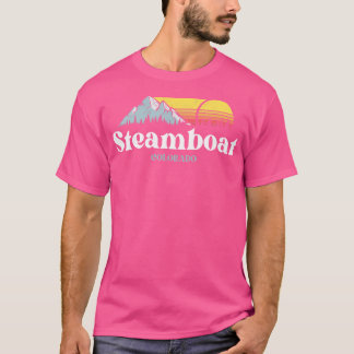 Stoomboot Colorado Ski Snowboard Hiking Family Vac T-shirt