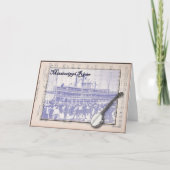 Stoomboot en Muziek Kaart (Voorkant)