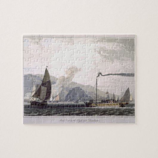 Stoomboot op de Clyde bij Dumbarton, van 'A Vo Legpuzzel (Horizontaal)