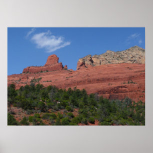 Stoomboot Rots in Sedona Arizona Fotografie Poster