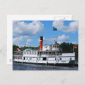 Stoomboot Segwun Briefkaart (Voorkant / Achterkant)