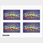 Stoomboot Ski Stickers - (Set van 4) (Vel)