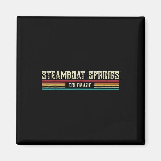 Stoomboot Springs Colorado Magneet (Voorkant)