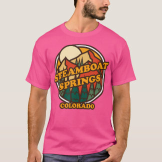 stoomboot Springs Colorado Mountain Hiking T-shirt